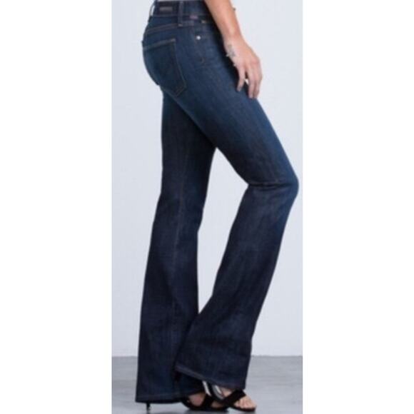 Citizens of Humanity Blue Dark Wash Kelly Stretch Low Rise Bootcut Jeans Sz 30 - Picture 3 of 9